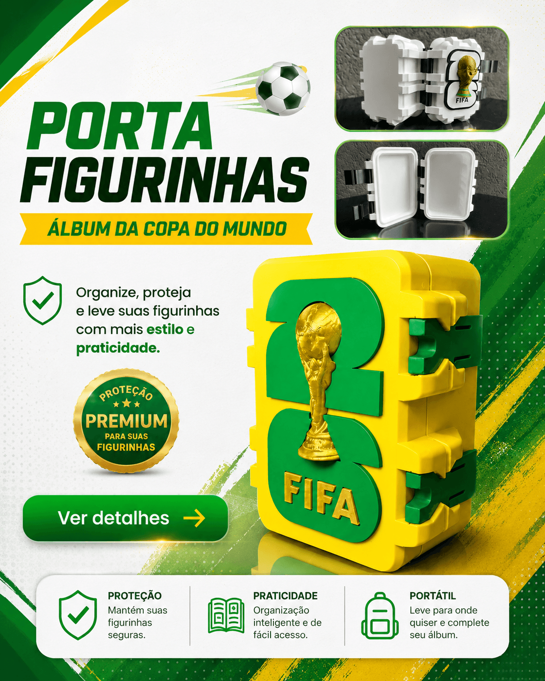 Lançamento: Porta-figurinha da Copa 2026