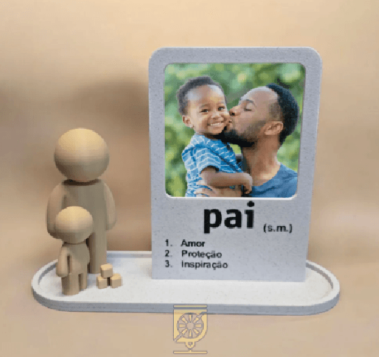 Porta Retrato Dia dos Pais - Moldura Pai